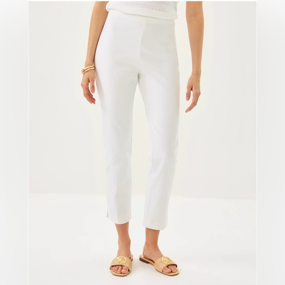 Lilly Pulitzer Pants - Lilly Pulitzer Cropped White Pants Size 4